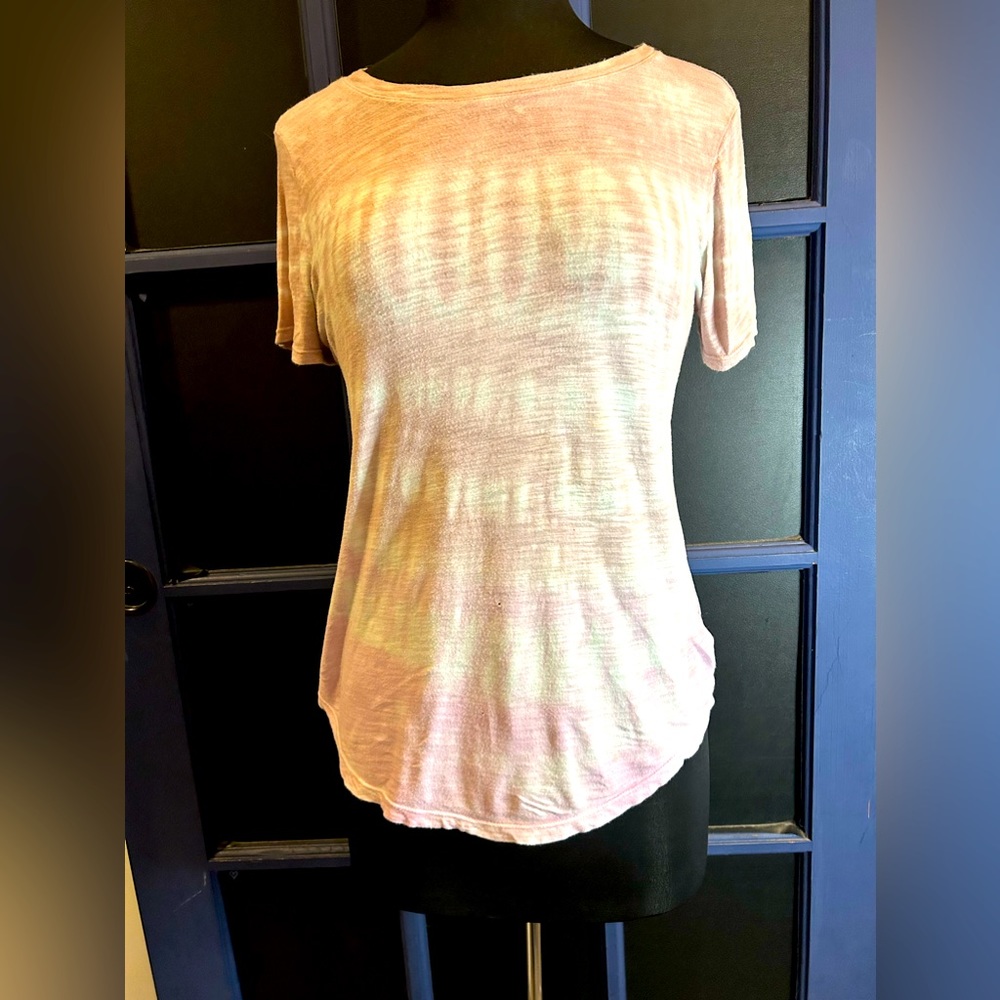 Pink tie dye tshirt